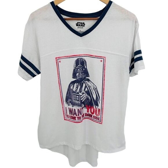 Star Wars Darth Vader Uncle Sam vneck tee shirt size xlarge red white and blue - Picture 1 of 5